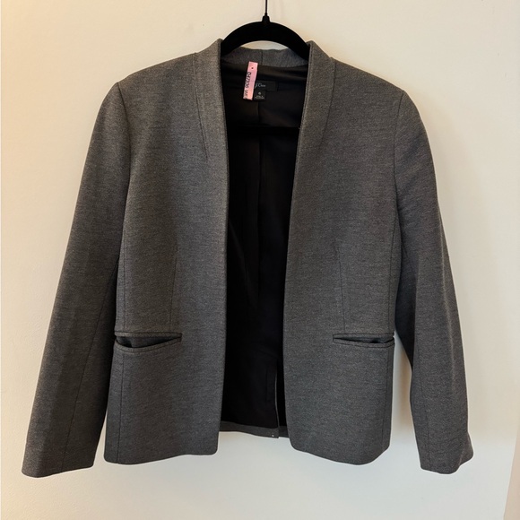 J.CREW Going out blazer, gray, size 6 - Picture 2 of 4
